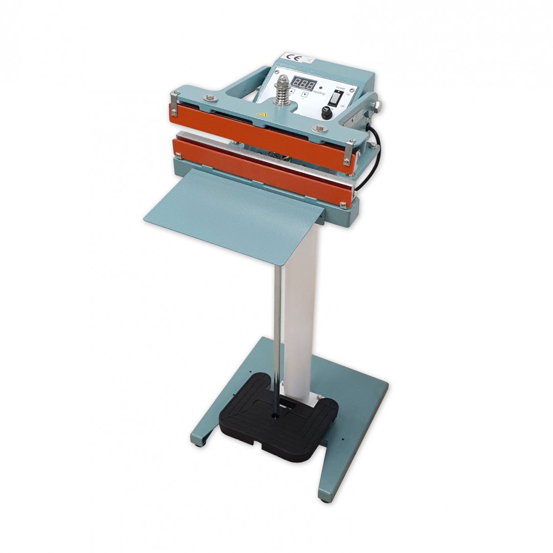 Continuous Heat Sealer On Foot With Digital Board.