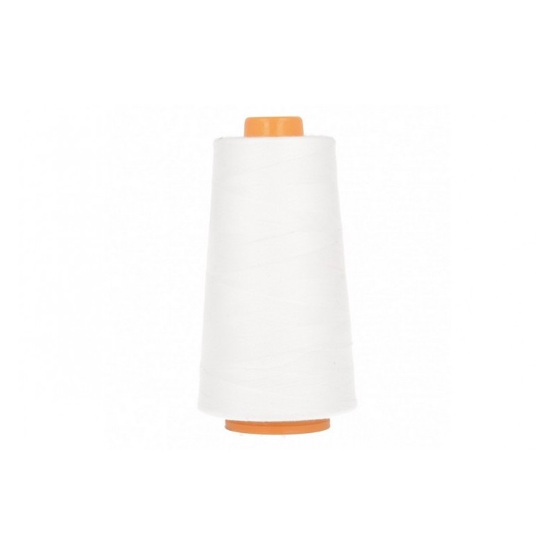 Bobine De Fil Blanc Pour Couseuse Électrique Sur Convoyeur