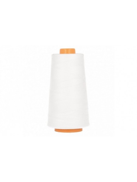 Bobine De Fil Blanc Pour Couseuse Électrique Sur Convoyeur