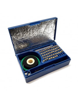 Boite Jeu de caractères laiton pour impression -  CV/CH20